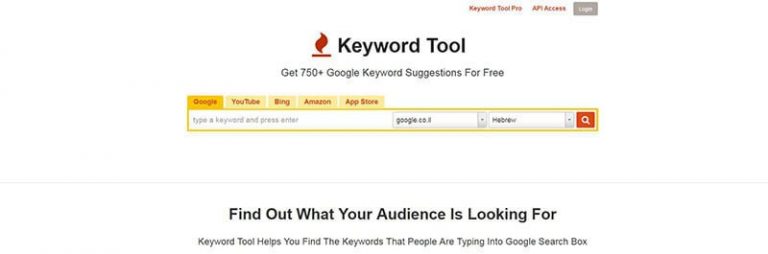 keyword tool